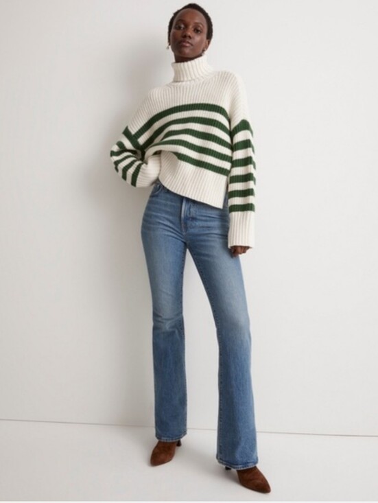 Madewell Sweaters - Madewell Wide Rib Turtleneck Sweater Size XXL